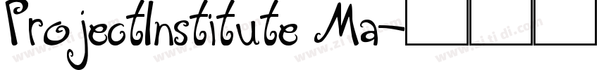 ProjectInstitute Ma字体转换
